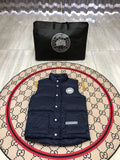 Canada Goose Navy Blue Quilted Puffer Vest