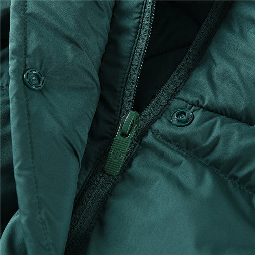 Lululemon Deep Teal Green Hooded Quilted Puffer Jacket