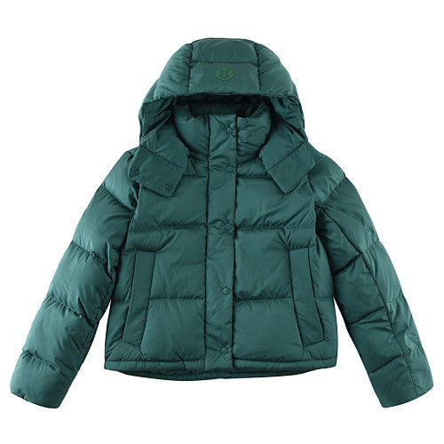 Lululemon Deep Teal Green Hooded Quilted Puffer Jacket