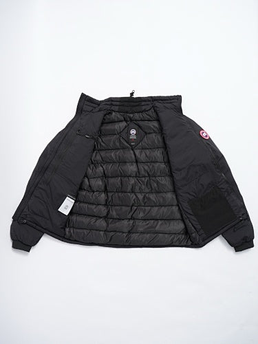 Canada Goose Black Stand Collar Puffer Jacket with Chest Pocket