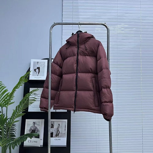 The North Face Mauve Purple Hooded Quilted Puffer Jacket