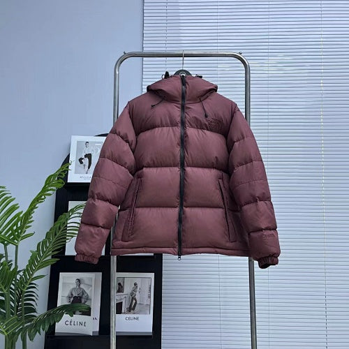 The North Face Mauve Purple Hooded Quilted Puffer Jacket
