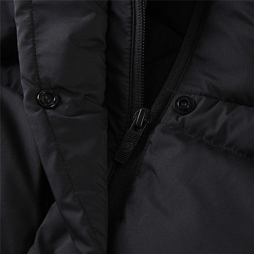Lululemon Black Hooded Quilted Puffer Jacket