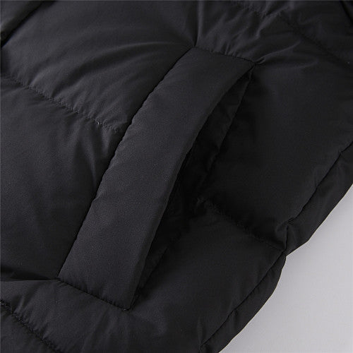 Lululemon Black Hooded Quilted Puffer Jacket