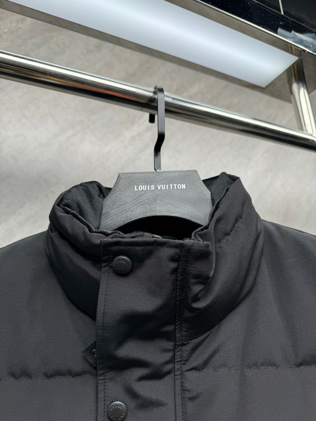 Canada Goose Black Quilted Stand Collar Puffer Vest