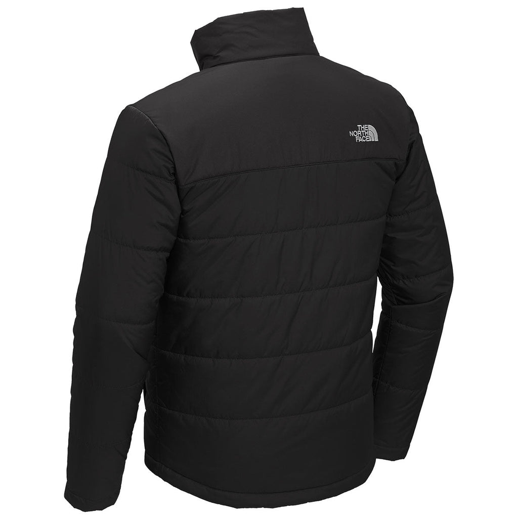 The North Face Black Stand Collar Quilted Puffer Jacket