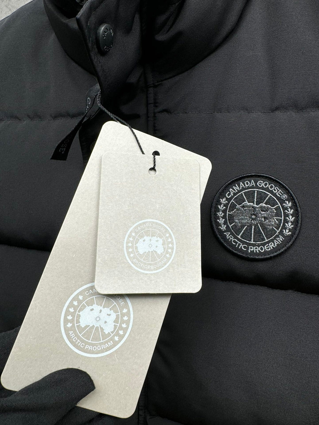 Canada Goose Black Quilted Stand Collar Puffer Vest