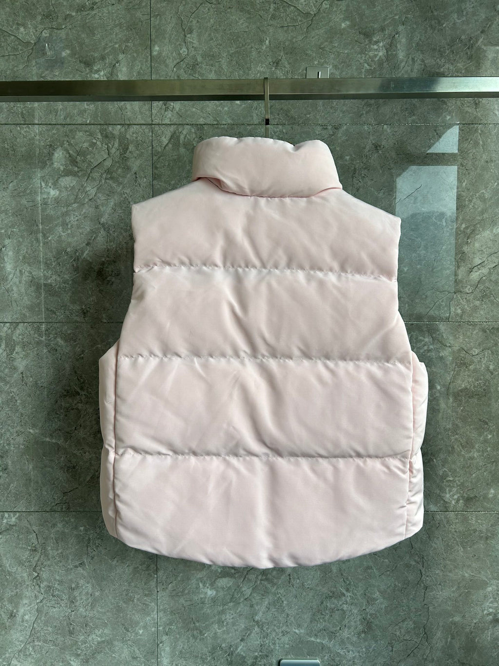 Canada Goose Pale Pink Black Patch Quilted Puffer Vest